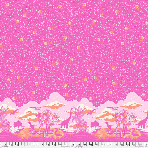 Tula Pink - Roar - Meteor Showers Blush
