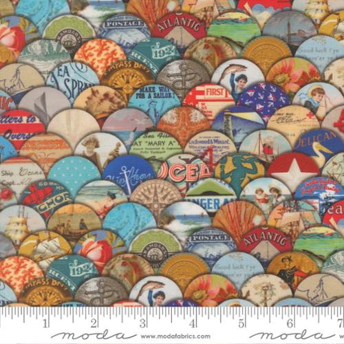 Moda Fabrics - Cathe Holden - Saltwater - Nautical Hidden Treasure 3957211