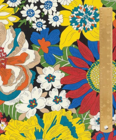 Liberty Tana Lawn - SS26 Floral Rebellion - Summers in the Sun A 36361041A