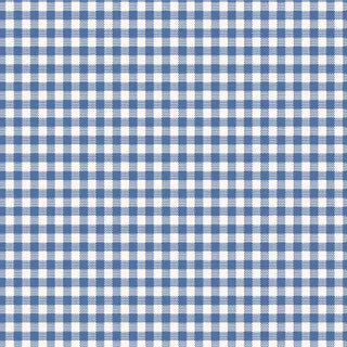 Tilda Wideback - Gingham Yarn Dyed Blue (108" wide)