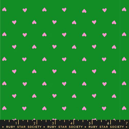 Ruby Star Society - Trinketry - Hearts Deep Verdant Neon RS009134