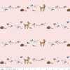 Riley Blake Designs - Pixie Noel 2 - Animals in Pink
