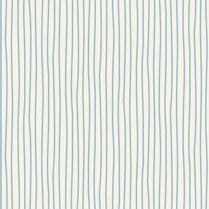 Tilda - Classic Basics - Pen Stripe Light Blue